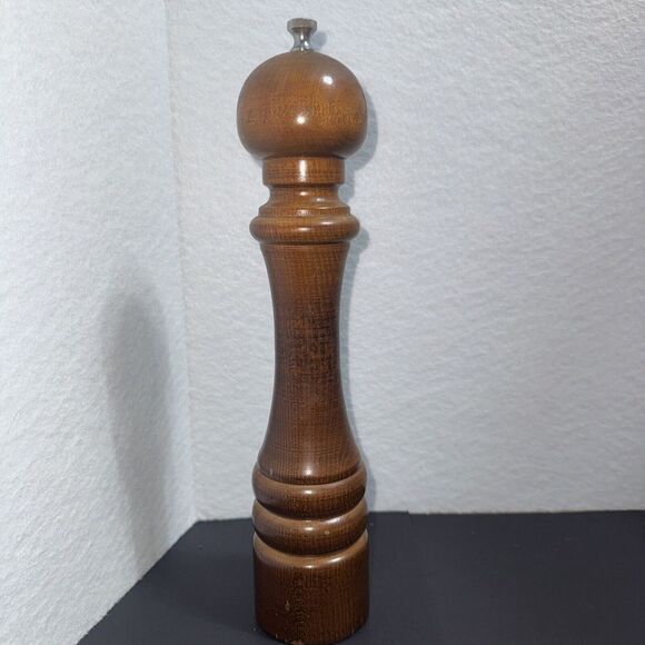 Other - Vintage Chef Specialties Walnut Wood Pepper Mill Grinder President USA 12.5"Tall